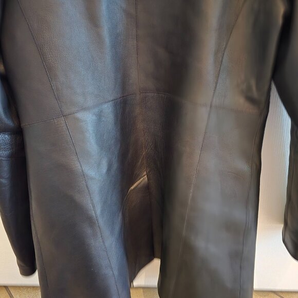 Black leather jacket Massimo dutti - Picture 6 of 12